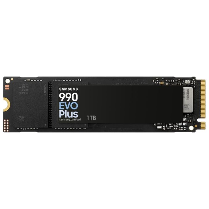 Samsung MZ-V9S1T0BW 990 EVO Plus SSD Interno da 1Tb PCIe Gen 4.0 x4 - 5.0 x2 NVMe 2.0