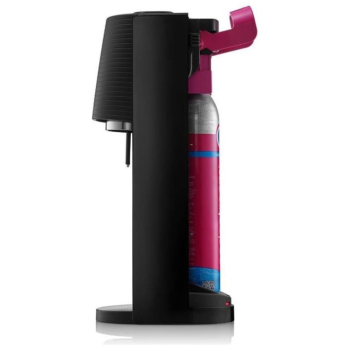 Sodastream Gasatore d'Acqua Terra Nero 2 Bottiglie Lavabili da 1 Litro 1 Cilindro Co2
