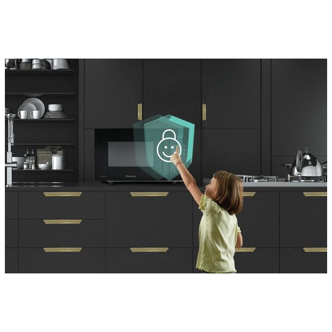 Hisense H23MOBSD1H Forno a Microonde 23 Litri 800W Nero