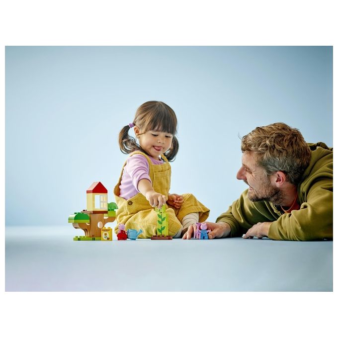 LEGO DUPLO Il Giardino e la Casa sull'Albero di Peppa Pig Giochi Educativi per Bambine e Bambini da 2 Anni Playset Creativo con Personaggi e Accessori Giocattolo Idea Regalo di Compleanno 10431