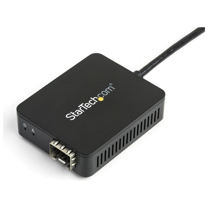 Startech Adattatore di Rete USB 3.0 a Fibre Ottiche Convertitore SFP con Slot Aperto