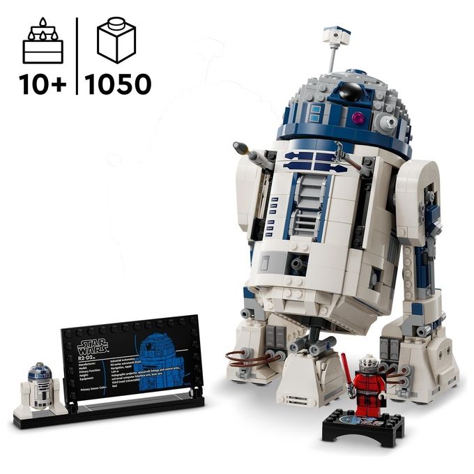 LEGO Star Wars 75379 R2-D2, Modellino da Costruire di Droide con Parti Mobili e Accessori, Giochi Bambini 10+ con Minifigure