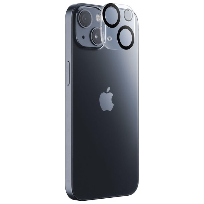 Cellular Line Pellicola Protettiva Camera Lens Protector per iPhone 15-15 Plus