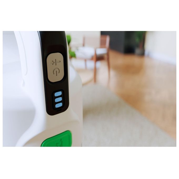 Black+Decker Reviva Scopa Elettrica senza Filo senza Sacco Bianco