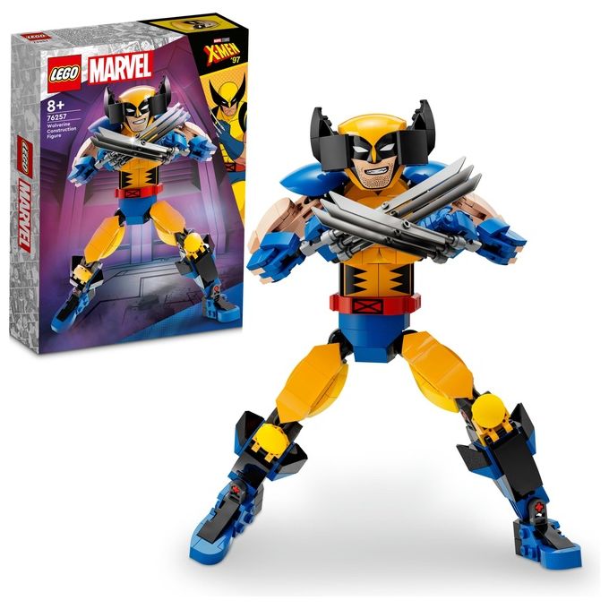 LEGO Marvel 76257 Personaggio di Wolverine, Action Figure Costruibile degli X-Men con 6 Elementi Artiglio, Collezione Supereroi