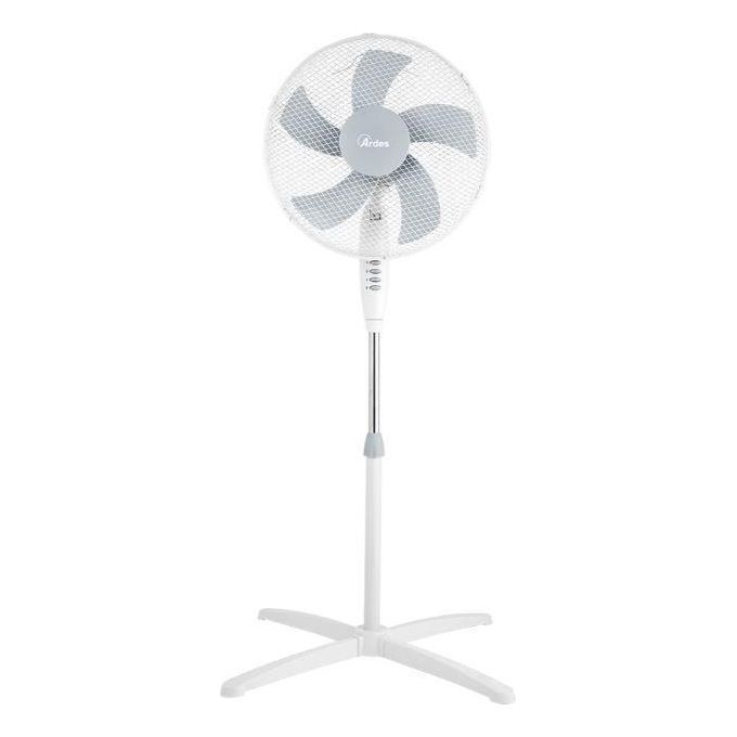 Ardes Ventilatore a Piantana Steelo40p 40cm Altezza 125cm Tre Velocita' Colore Bianco