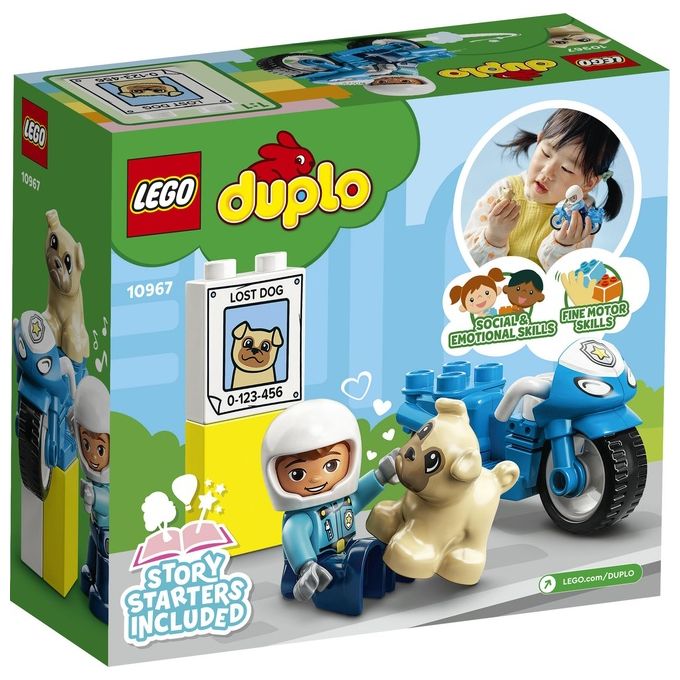 LEGO Duplo Town Moto della Polizia
