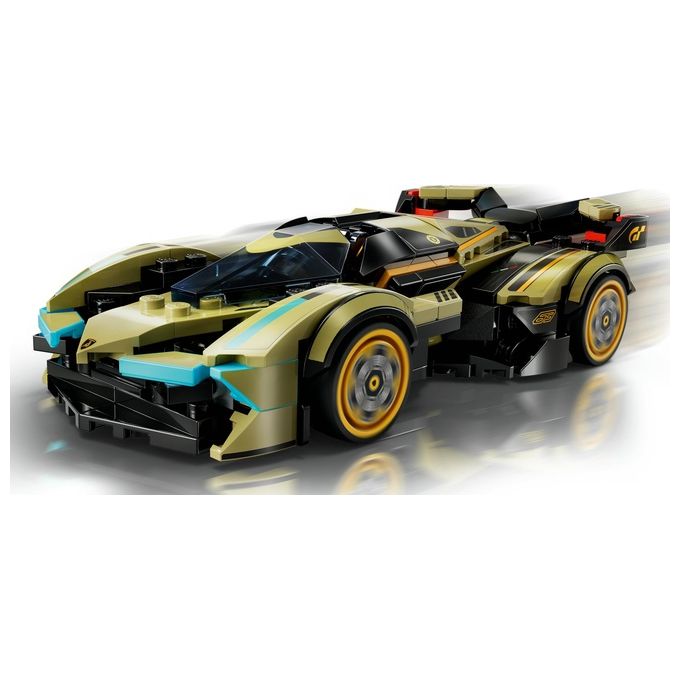 LEGO Speed Champions Super Car Lamborghini Lambo V12 Vision GT Macchina Giocattolo per Bambini da 10 Anni Modellino di Auto da Costruire con Minifigure del Pilota Idea Regalo da Collezione 76923