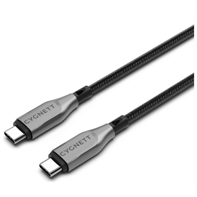 Cygnett Cavo Armato da USB-C a USB-C Nero 3mt