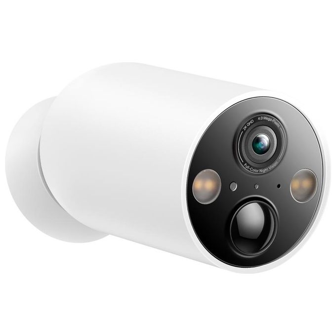 Tapo C425 Telecamera WiFi Esterno Senza Fili 2K 4MP con Base Magnetica Batteria 10000mAh Allarme con Rilevamento Movimento IP66 Audio Bidirezionale Visione Notturna a Colori Nessun Hub Richiesto