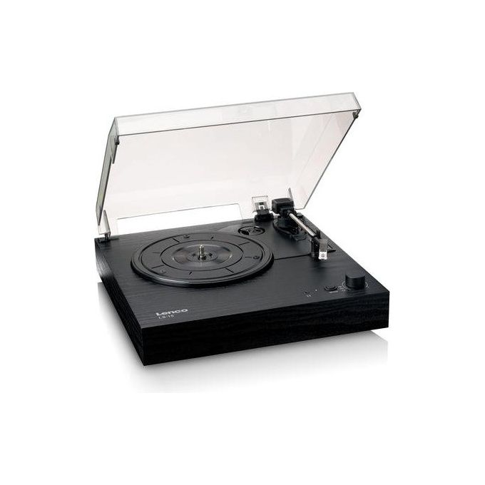 [ComeNuovo] Lenco Giradischi LS Series LS-15 Nero Design Retro con Bluetooth e Altoparlanti Integrati per Audio di Alta Qualita'