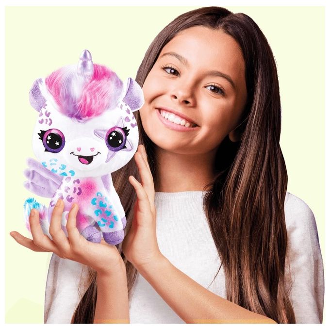Rocco Giocattoli Peluche Airbrush Plush Magic Unicorn