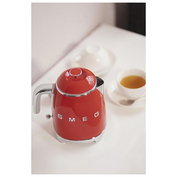 Smeg KLF05RDEU Bollitore 0.8 Litri Stile Rosso 50's Style