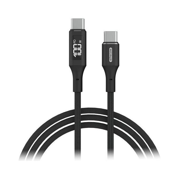 Sitecom Cavo Usb-C Sitecom a con Led Display Nero