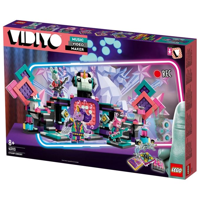 LEGO 43113 VIDIYO K-Pawp Concert BeatBox Creatore Video Musicali con 3 Minifigure 502 pezzi colore Nero