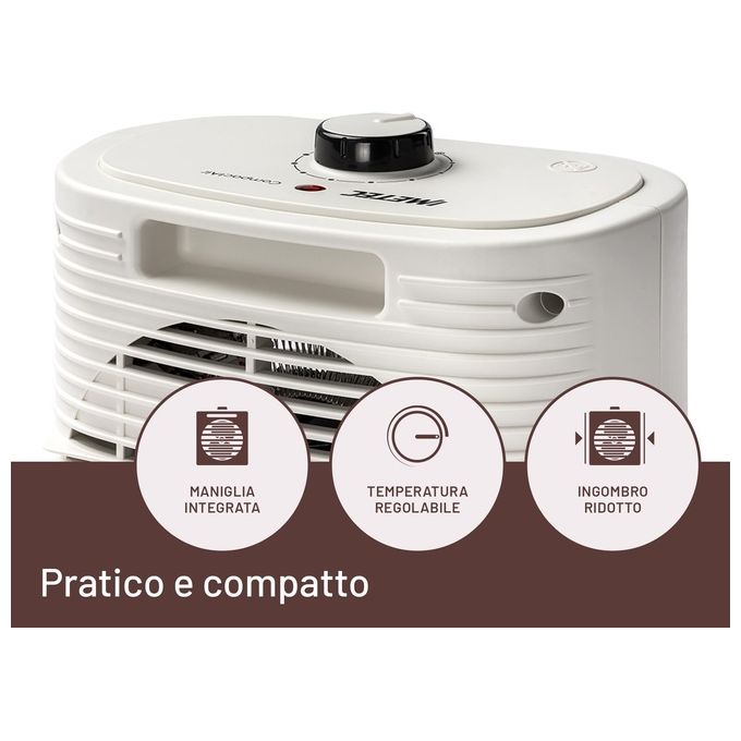 Imetec Compact Air Interno Bianco 2000W Riscaldatore Ambiente