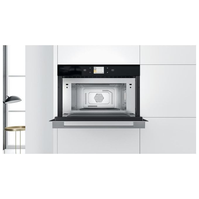 Whirlpool W9 MD260IXL Forno a Microonde Combinato da Incasso con Grill Capacita' 31 Litri Potenza 1000 W Funzione DualCrisp Steam Jet Start DeFrost Display LCD Acciaio Inox