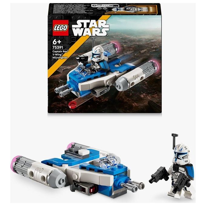LEGO Star Wars Microfighter Y Wing Captain Rex set costruzione 99 pezzi 6 anni e piu'