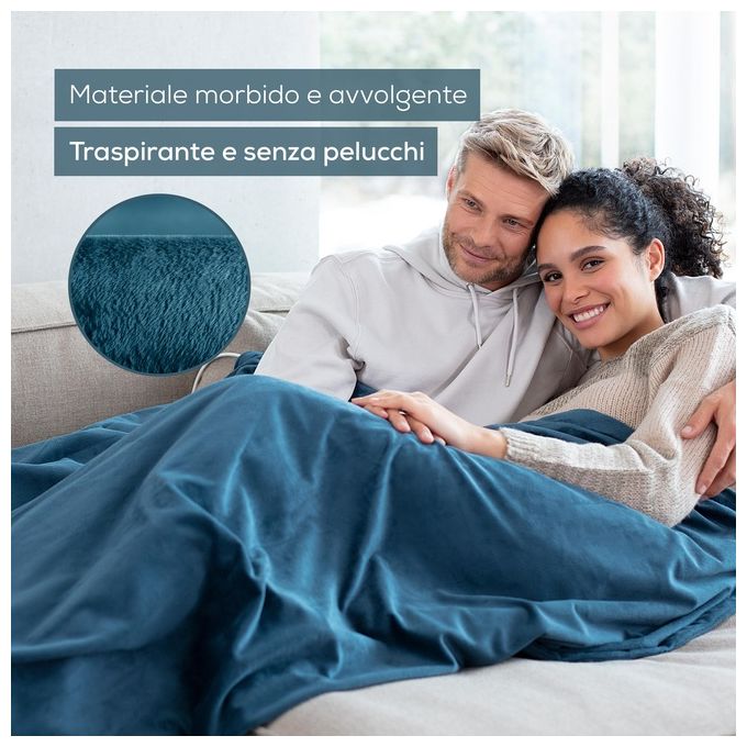 Beurer HD75 Termocoperta 180x130cm 6 Temperature Ocean