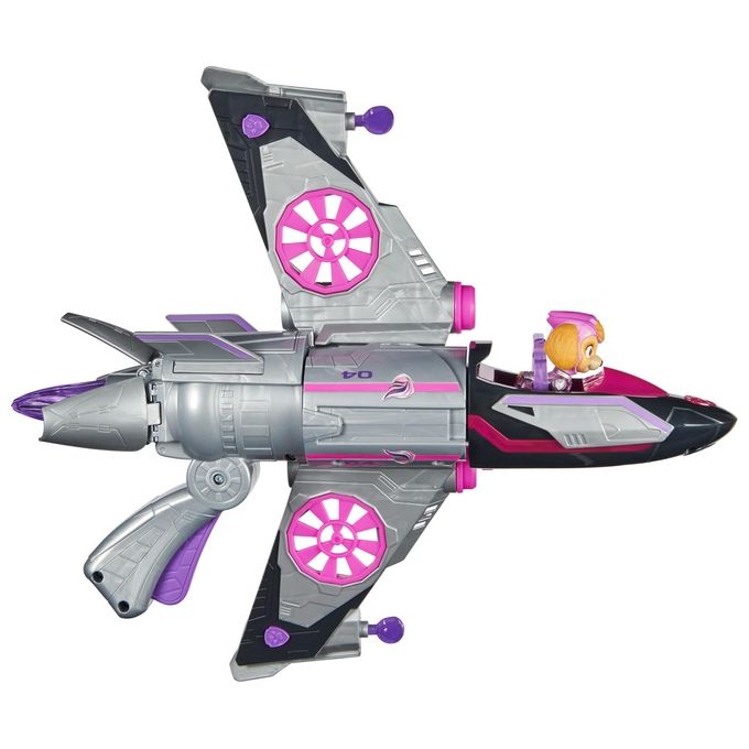 Spin Master Playset Paw Patrol Mighty Movie Jet con Skye