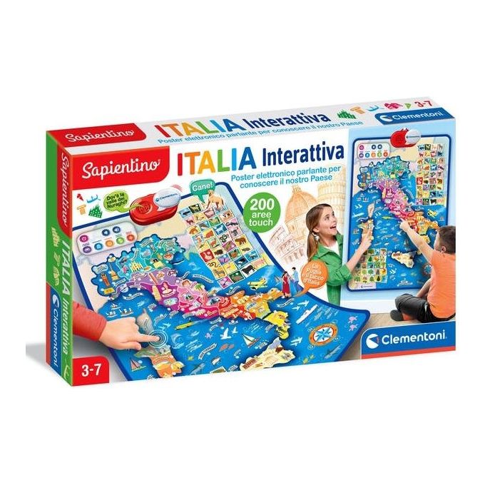 Clementoni Sapientino Mappa Italia Interattiva