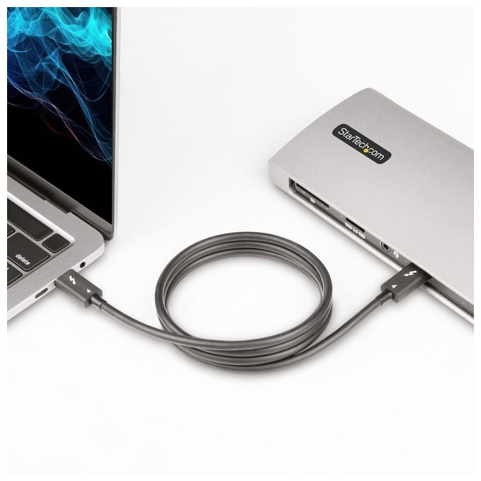 StarTech.com Cavo Thunderbolt 4 da 1mt 40gbps Pd 100W