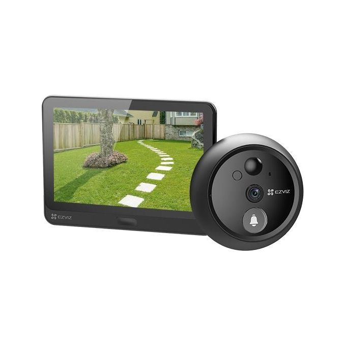 Ezviz HP4 Video Spioncino con campanello senza fili Visione a 155° 1080p Schermo a colori da 43'' Visione notturna fino a 3m
