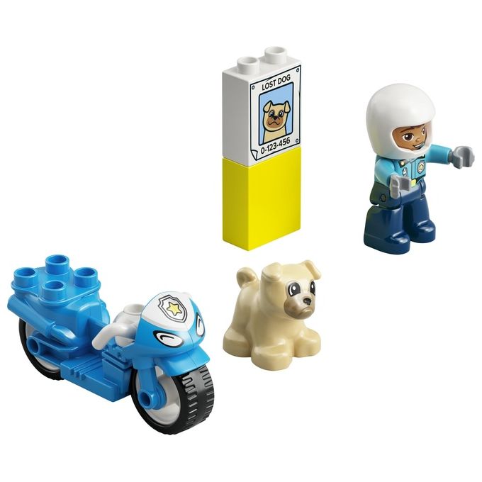 LEGO Duplo Town Moto della Polizia