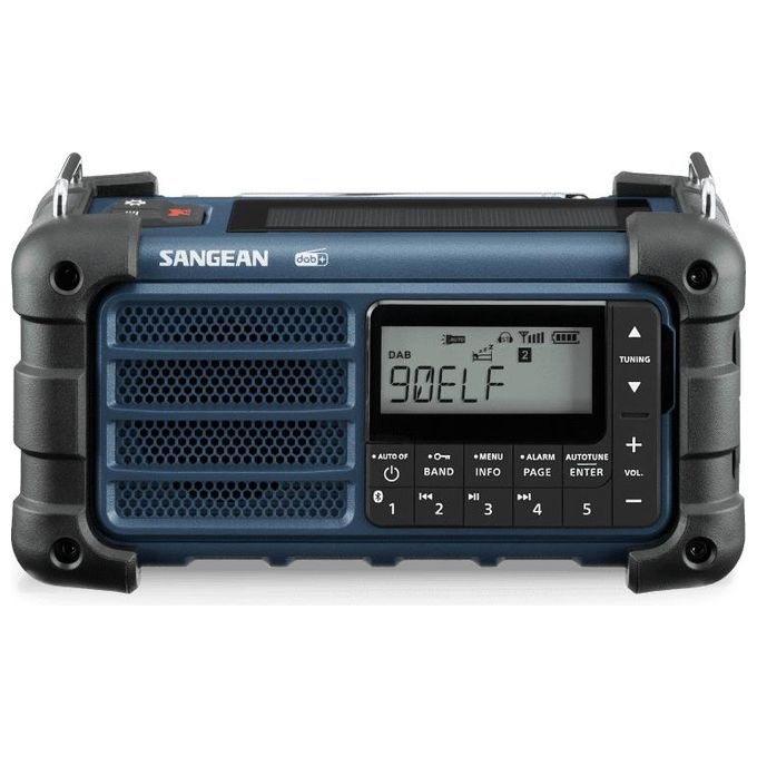 Sangean MMR-99 DAB Radio Emergenza Solare Blu