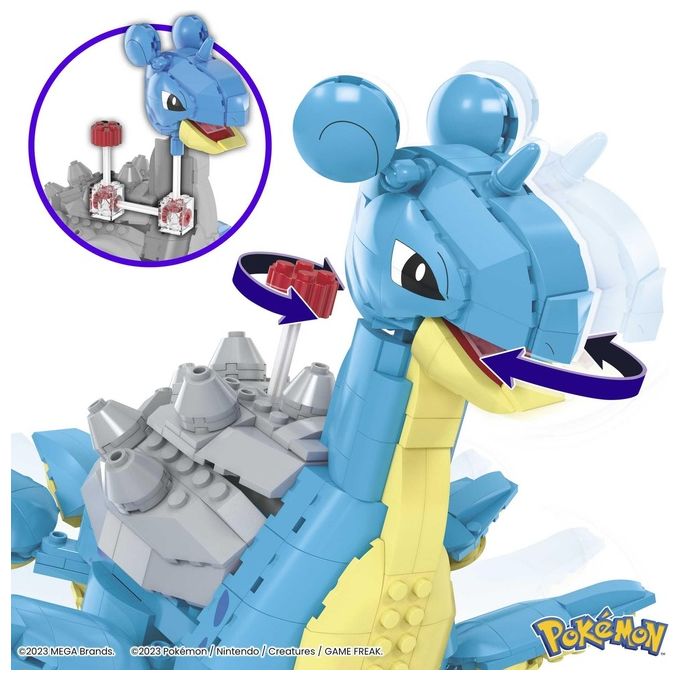 Mega Bloks Costruzioni Pokemon Lapras con Movimento