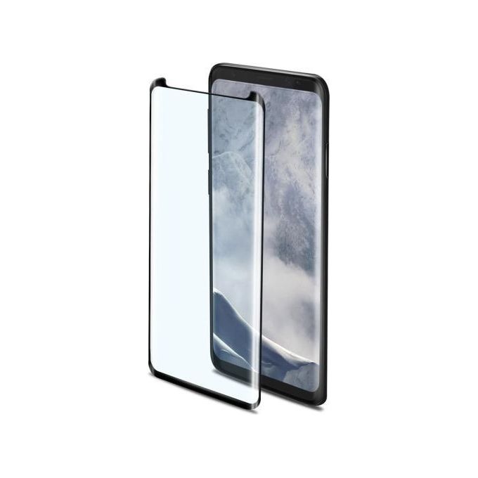 Celly 3S Glass per Samsung Galaxy S9 Plus Nero