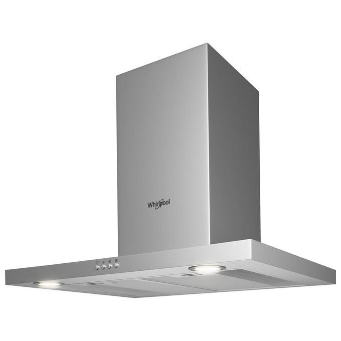 Whirlpool AKR 558-3 IX Cappa Aspirante a Parete Classe Energetica D 3 Valocita' Illuminazione LED 59,8 Cm Acciaio Inox