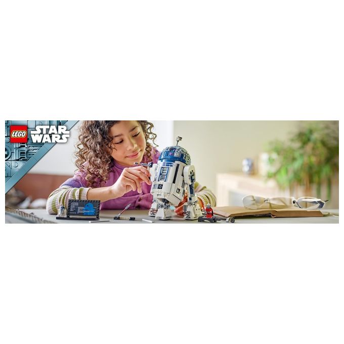 LEGO Star Wars 75379 R2-D2, Modellino da Costruire di Droide con Parti Mobili e Accessori, Giochi Bambini 10+ con Minifigure
