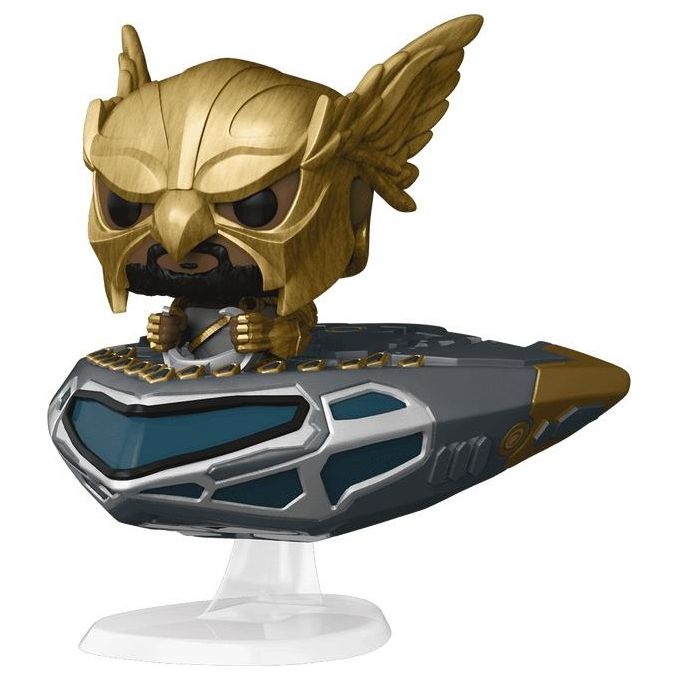 Funko 64195 Pop! Ride Super Deluxe Figura in Vinile Hawkman ispirata al film Black Adam altezza 15 cm colore Multicolore