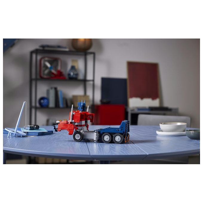 LEGO Icons Optimus Prime, Modellino da Costruire 2 in 1 del Leader dei Transformers, Set da Collezione per Adulti, 10302