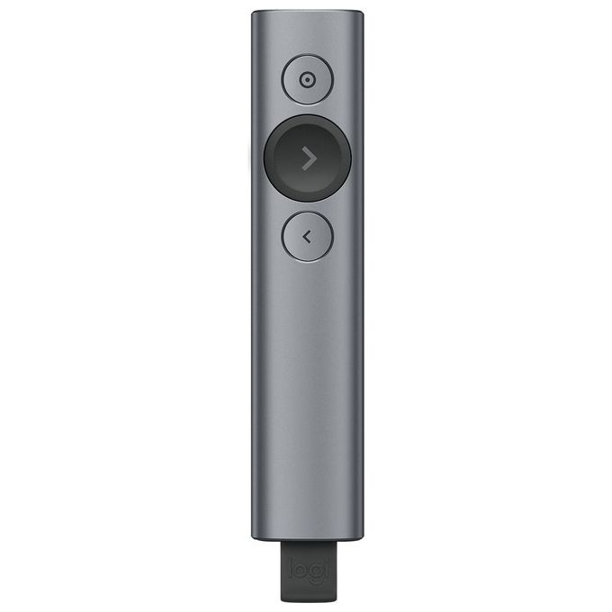 Logitech 910-005166 Spotlight Plus Telecomando Presentazioni 3 Pulsanti Grigio