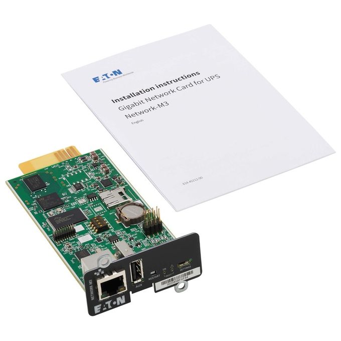 Eaton NETWORK-M3 Scheda di Rete e Adattatore Interno Ethernet 1000 Mbit-s
