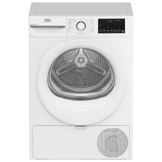 BEKO BMT481WIIT Asciugatrice a Pompa di Calore 8 kg Libera Installazione Classe C Bianco