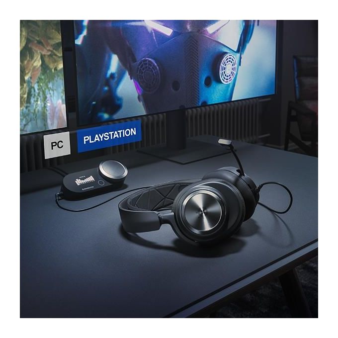 SteelSeries Arctis Nova Pro Wireless - Cuffia da gaming multi-sistema - Driver Hi-Fi Premium - Cancellazione attiva del rumore - Infinity Power System - PC PS5 PS4 Switch Mobile