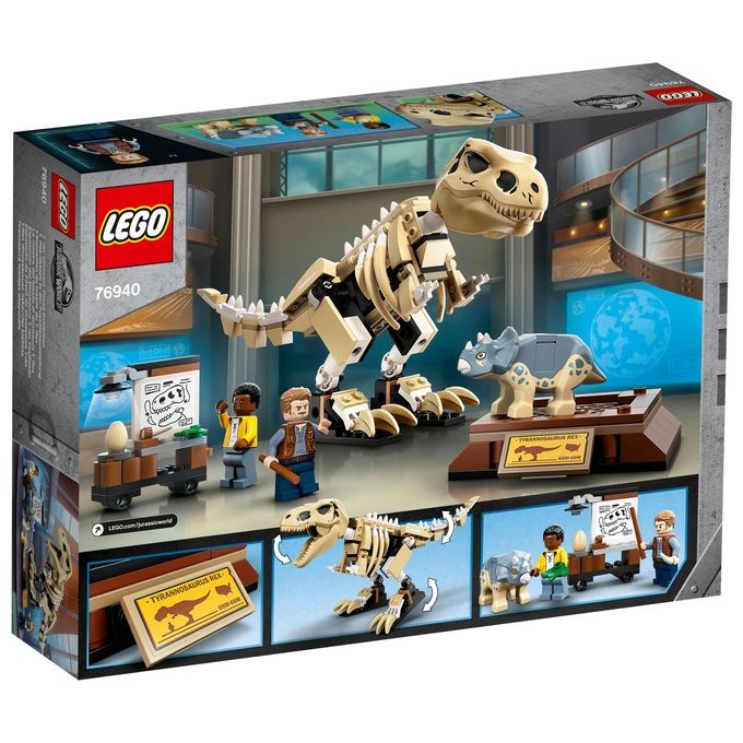 LEGO Jurassic World T. Rex Dinosaur Fossil Exhibition