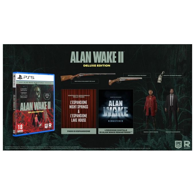 Epic Games Videogioco Alan Wake 2 Deluxe Edition per PlayStation 5