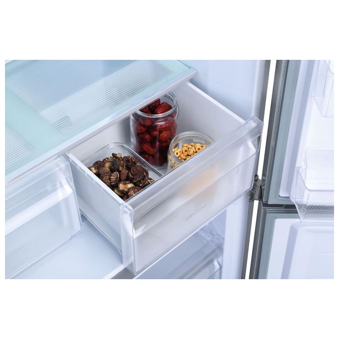 Haier HTF-458DG6 Frigorifero Combinato 4 Porte Capacita' 468 Litri Classe energetica F (A+) 180,4 cm Total No Frost Inox