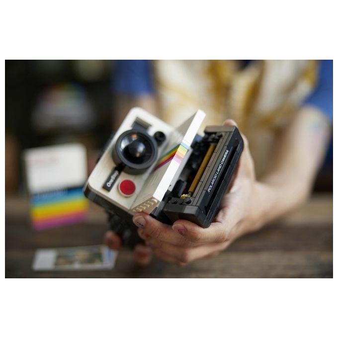 LEGO Ideas Fotocamera Polaroid OneStep SX-70 21345 Modellismo da Costruire per Adulti, Regali Creativi, Oggetti da Collezione