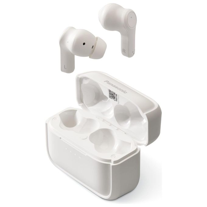 Panasonic RZ-B210 True Wireless Auricolari Bluetooth Comandi Touch Controllo Vocale Bianco