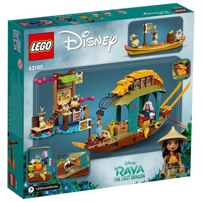 LEGO 43185 Disney Princess Barca di Boun 247 pezzi colore Multicolore