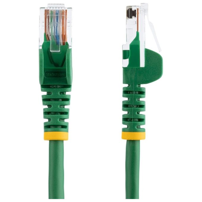 Startech 0.5m Verde Cat5e Cavo Snagless Ethernet Cavo - utp