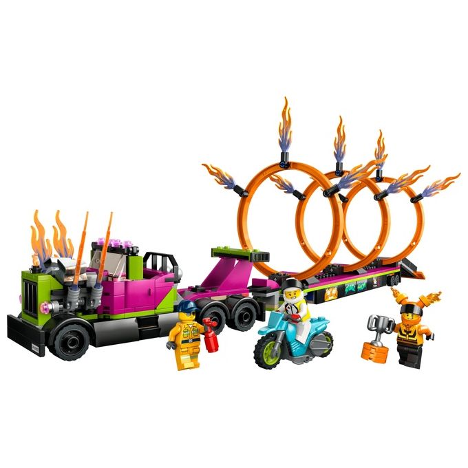 LEGO Stunt Truck: sfida dell'anello di fuoco