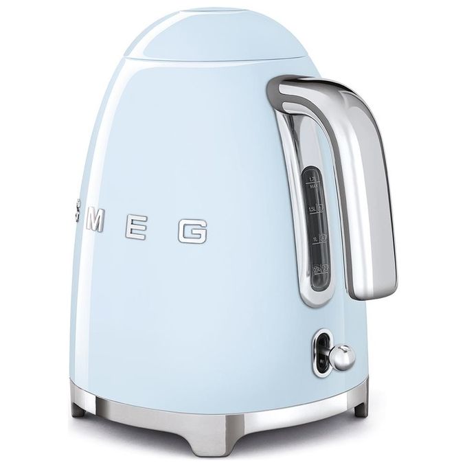 Smeg KLF03PBEU Estetica 50's Style Bollitore Elettrico Capacita' 1,7 Litri 7 Tazze Potenza 2400 W Azzurro