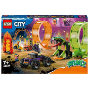 LEGO 60339 Arena delle acrobazie Set da costruzione 598 pezzi 7 minifigure colore Multicolore