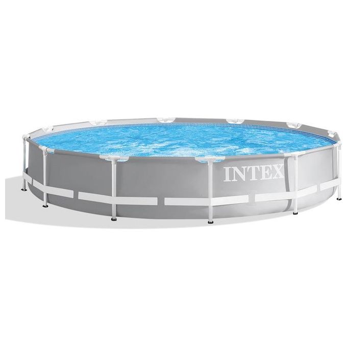 Intex Piscina Prisma Frame 366X76 Cm Senza Pompa Senza Filtro Alta Qualita' Montaggio Facile e Robusta